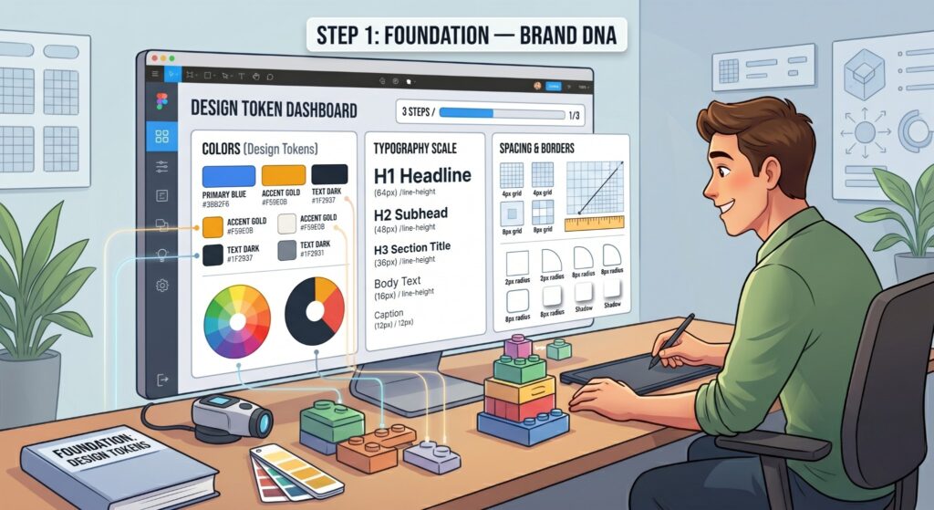 3 Step Effortless Landing Page Design System
