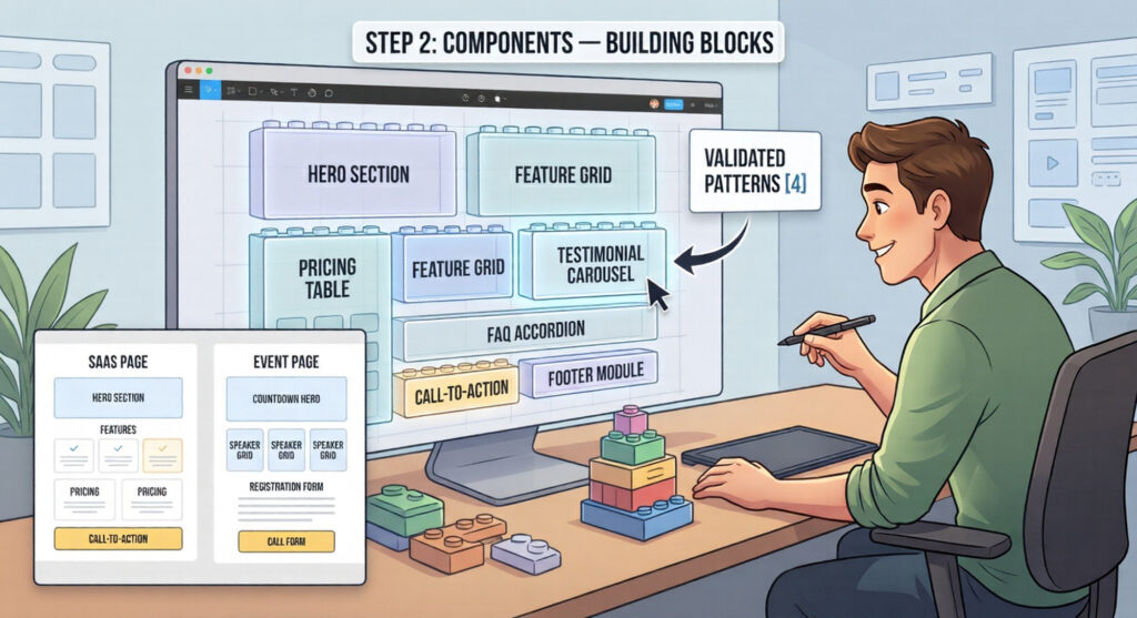 3 Step Effortless Landing Page Design System