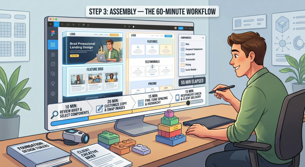 3 Step Effortless Landing Page Design System